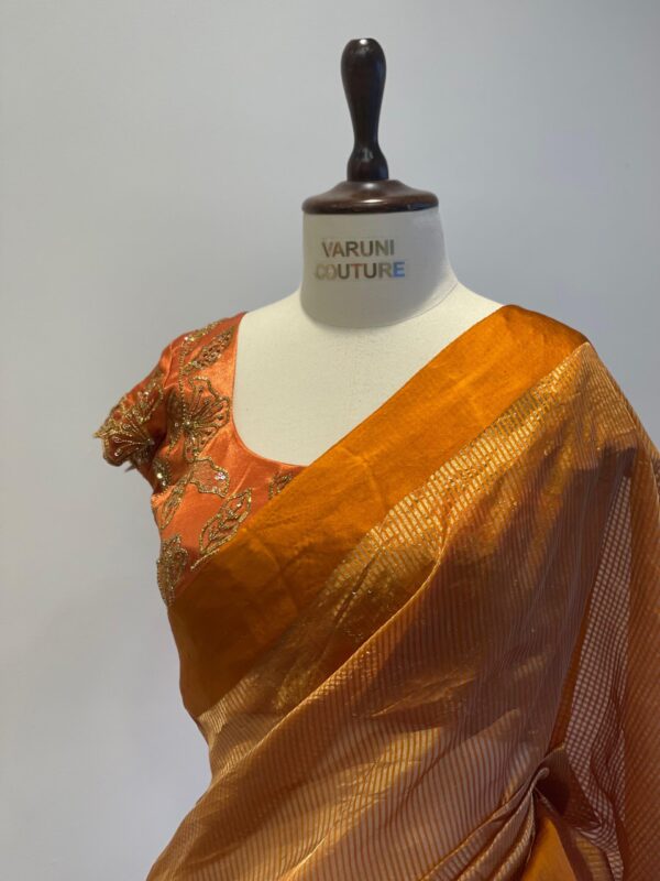 Rust Chiniya Silk