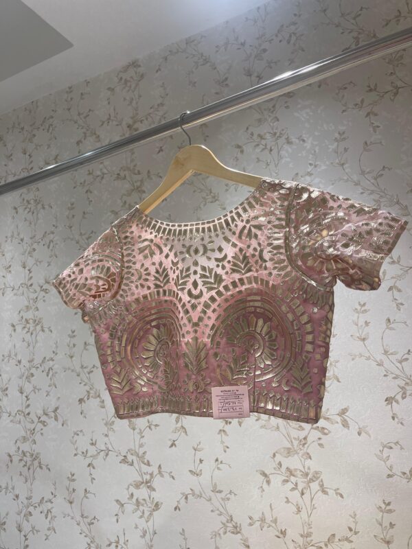 pink geranium blouse