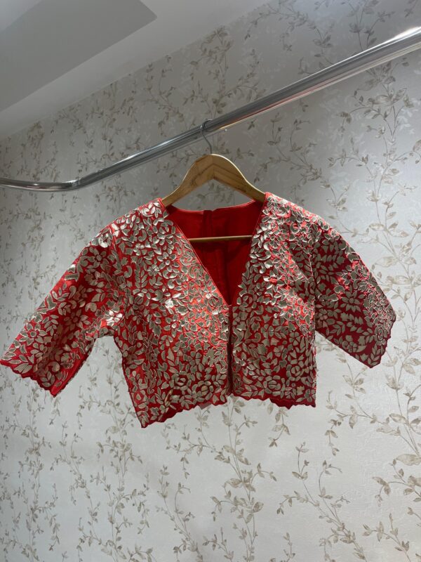 red ruby blouse