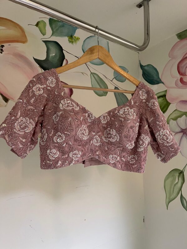 opera mauve blouse