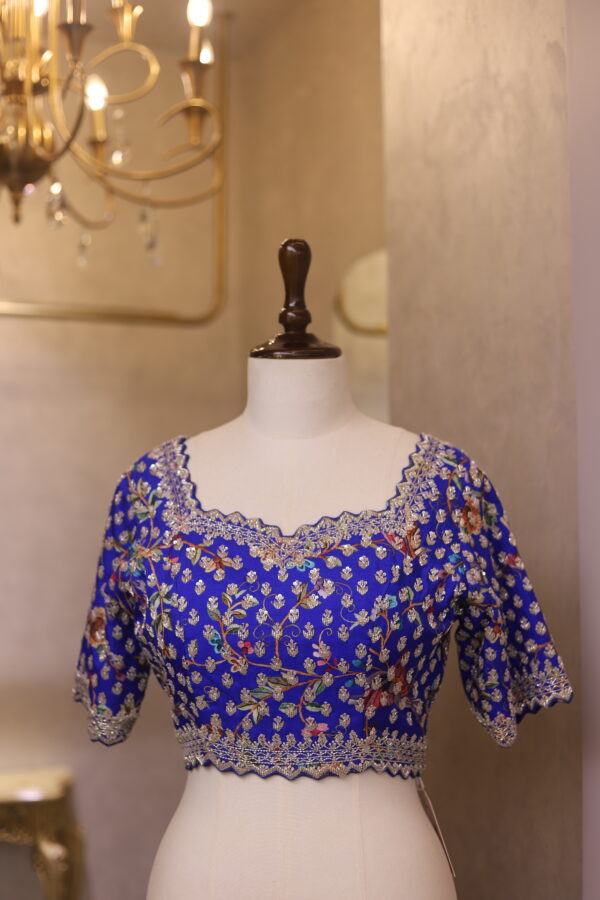 SAPPHIRE GARDEN BLOUSE