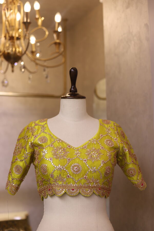 Mehndi Glow Blouse